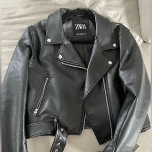 ZARA FAUX LEATHER JACKET